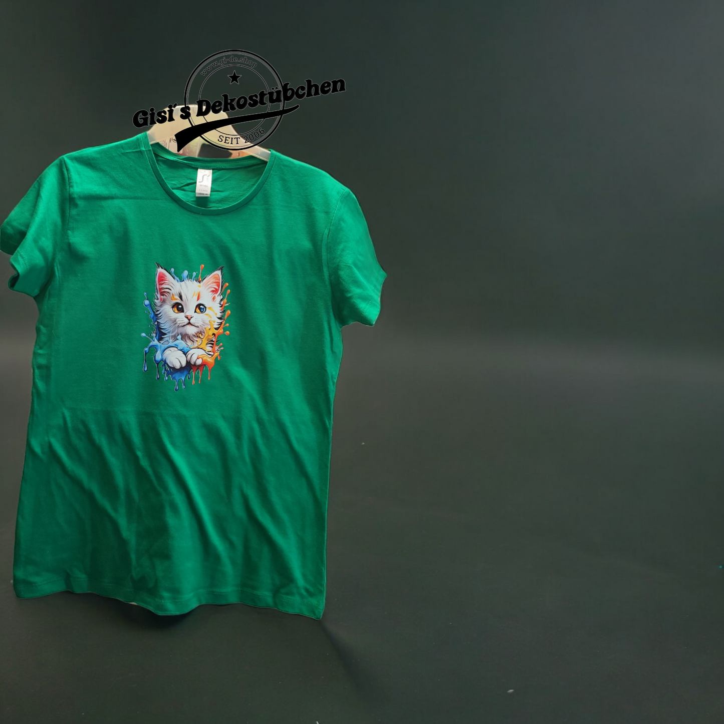 Watercolor Cool Cat Shirt, Gift
