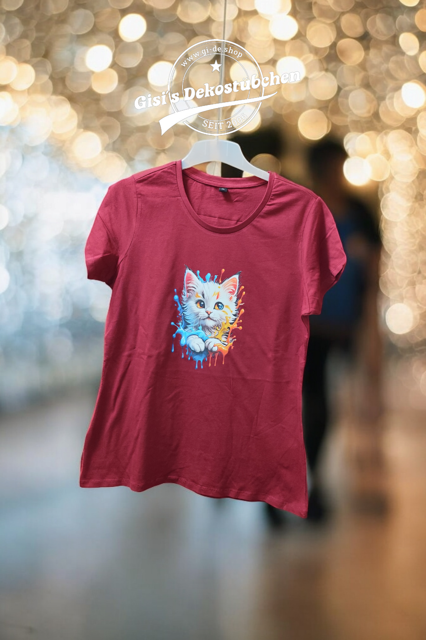 Watercolor Cool Cat Shirt, Gift