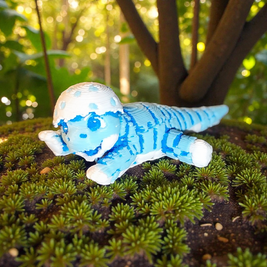 Baby Dino Collector's Figure – 3D Printed Dino with Eggshell, Unique Piece Series