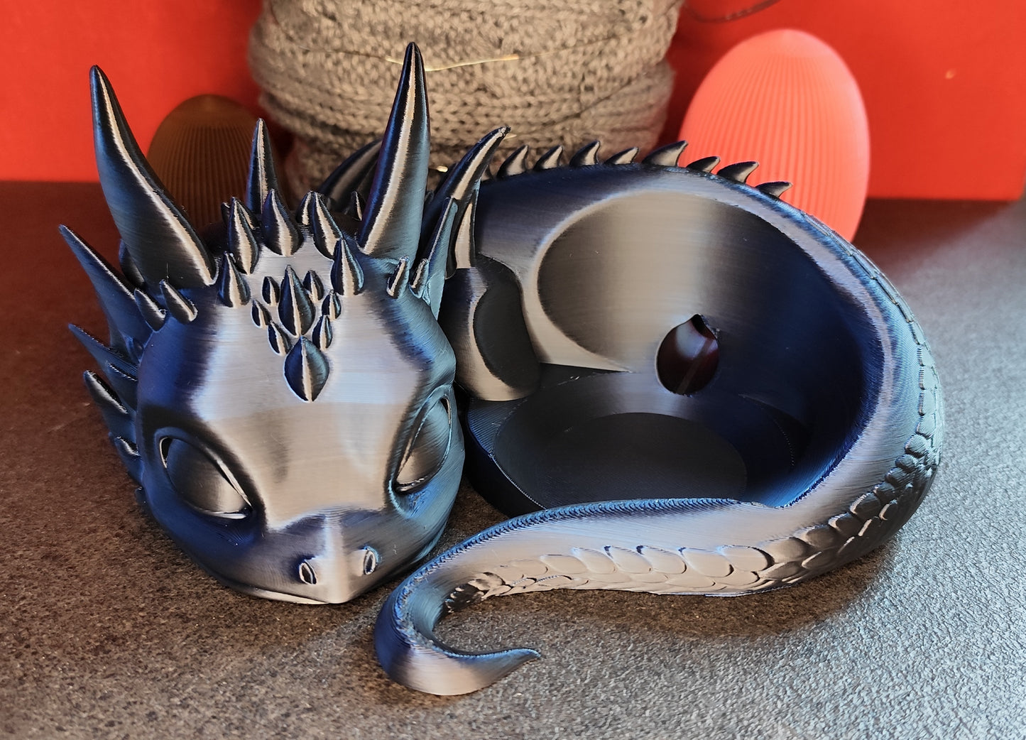 Baby Dragon Stand for Alexa Echo Pop – 3D Printed – PLA – Custom Color – ALIMA