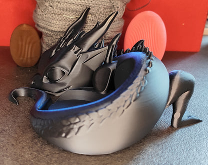 Baby Dragon Stand for Alexa Echo Pop – 3D Printed – PLA – Custom Color – ALIMA