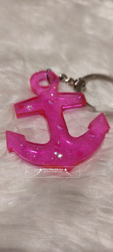 Custom anchor handmade resin keychains