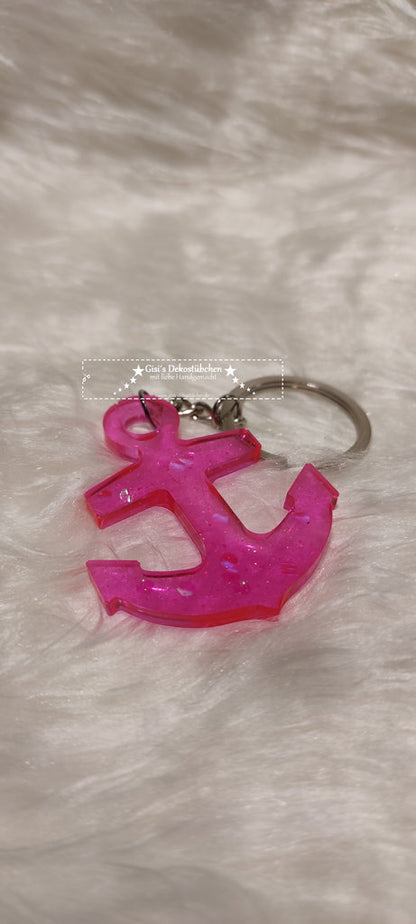 Custom anchor handmade resin keychains