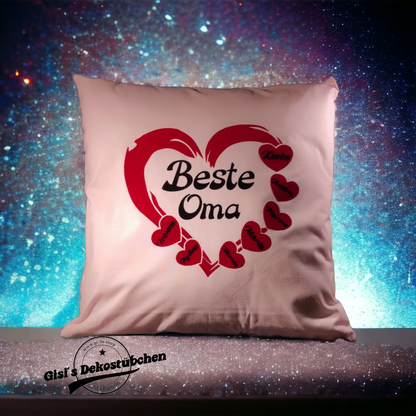 Best Grandma Best Grandpa Pillow with Name 