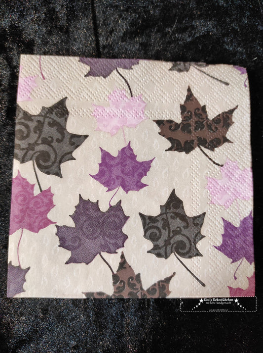 Blätter Cocktailserviette