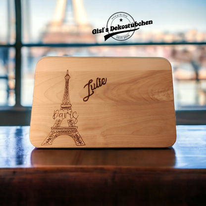 Wooden plaque with engraving: name or desired motif 