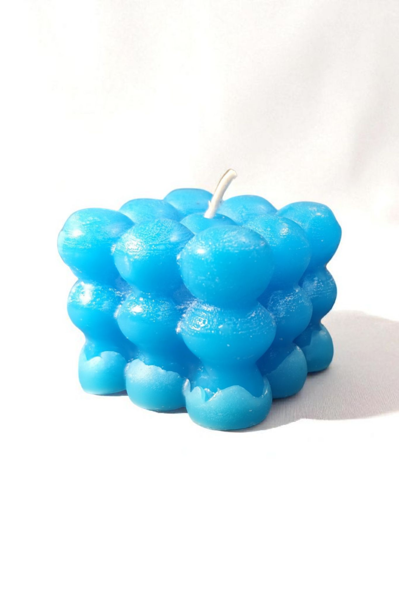 Bubble candle – handmade from paraffin wax – 6 cm – desired color &amp; fragrance – decorative designer candle