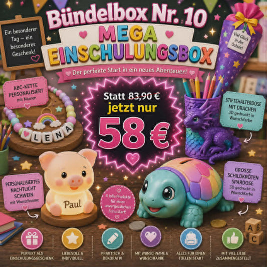 Bündelbox Nr. 10 Mega Einschulungsbox