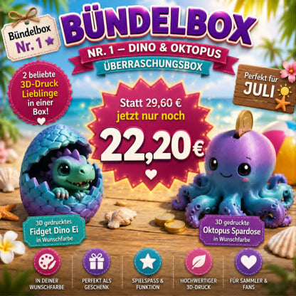 Bündelbox Nr. 1 – Dino & Oktopus Überraschungsbox