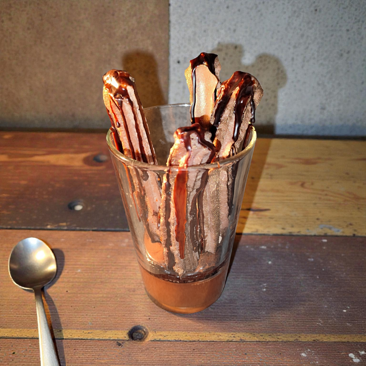 Churros Schoko Keks Kerze aus Sojawachs – Dessertkerze 233g – Handgefertigt