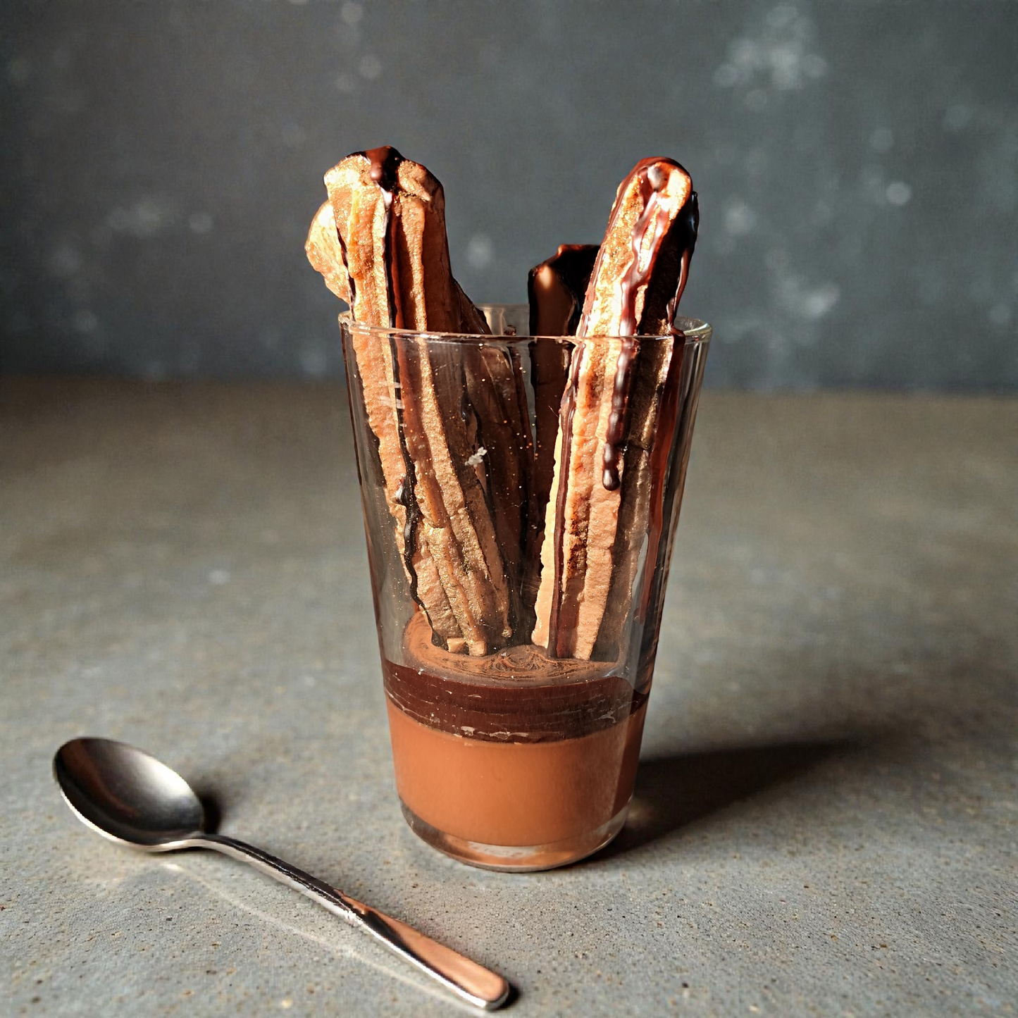 Churros Schoko Keks Kerze aus Sojawachs – Dessertkerze 233g – Handgefertigt