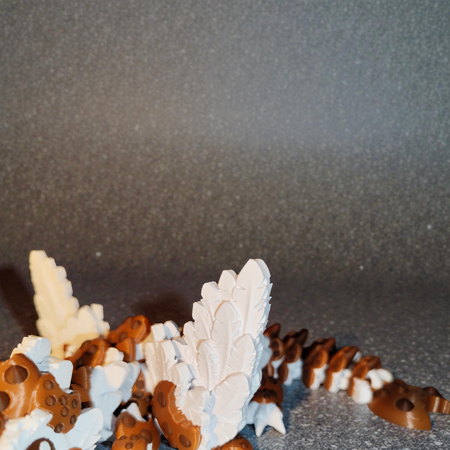 Cookie the Cookie Dragon – 3D Printed Fantasy Dragon with Wings – 30 cm – Custom Colors