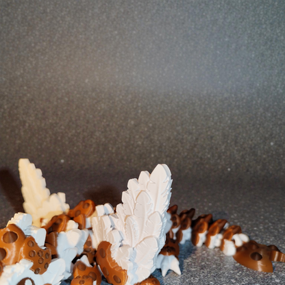 Cookie the Cookie Dragon – 3D Printed Fantasy Dragon with Wings – 30 cm – Custom Colors