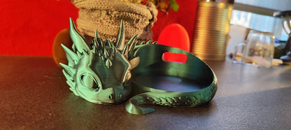 Drache für Alexa Echo Dot 3 Halterung | Stand Drachenbaby Halter