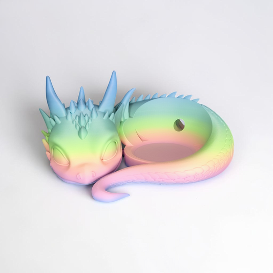 Dragon Holder Alexa Echo Dot 3D Printed - Baby Dragon Speaker Stand PLA