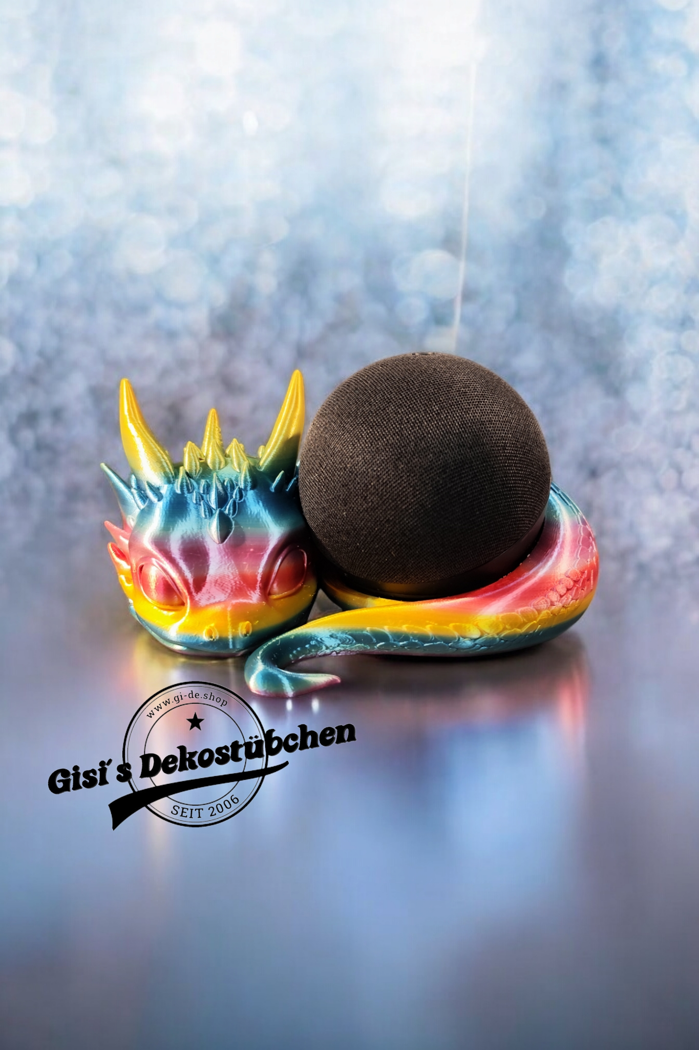 Dragon Stand for Alexa Echo Dot 3D Printing