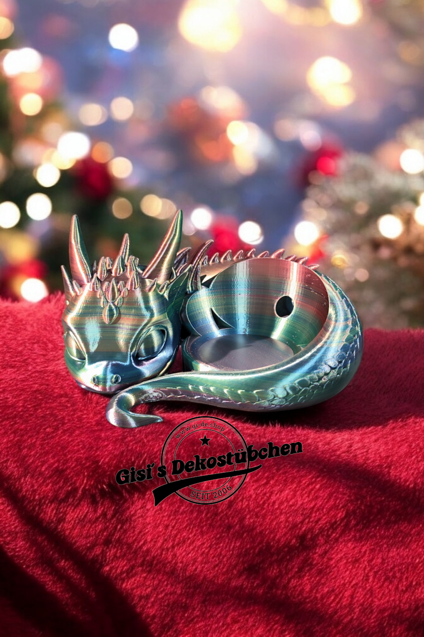 Dragon Stand for Alexa Echo Dot 3D Printing