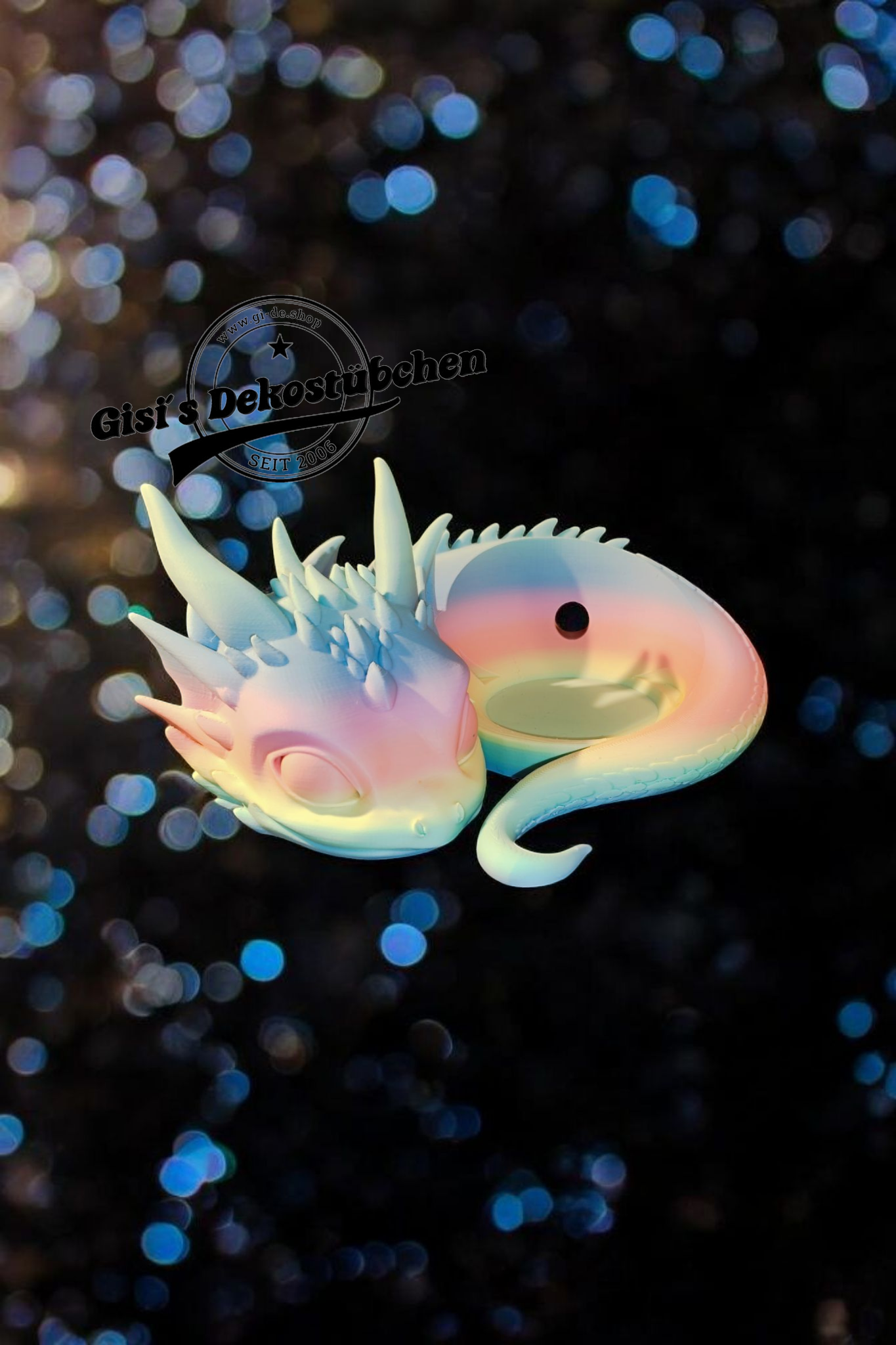 Dragon Stand for Alexa Echo Dot 3D Printing