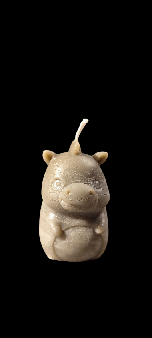 Unicorn candle – handmade from paraffin wax – 4.5 × 3.5 × 5 cm – desired color &amp; fragrance
