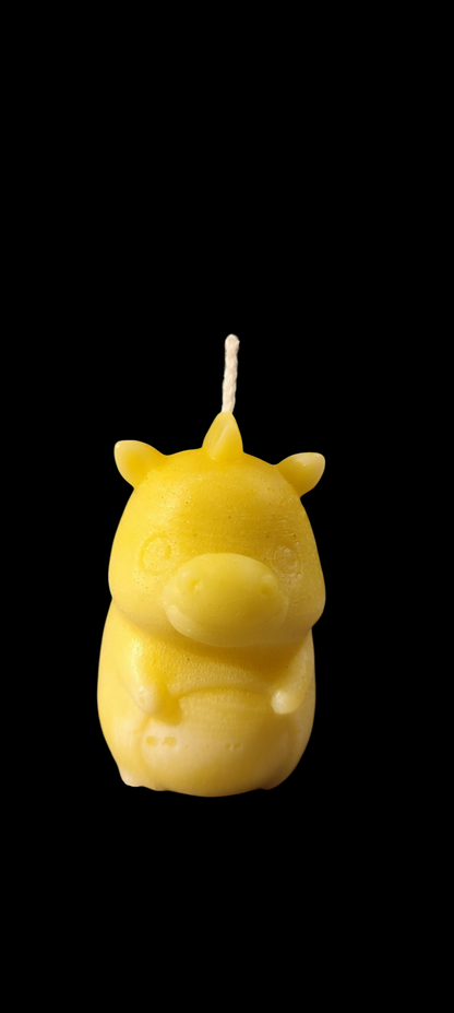 Unicorn candle – handmade from paraffin wax – 4.5 × 3.5 × 5 cm – desired color &amp; fragrance
