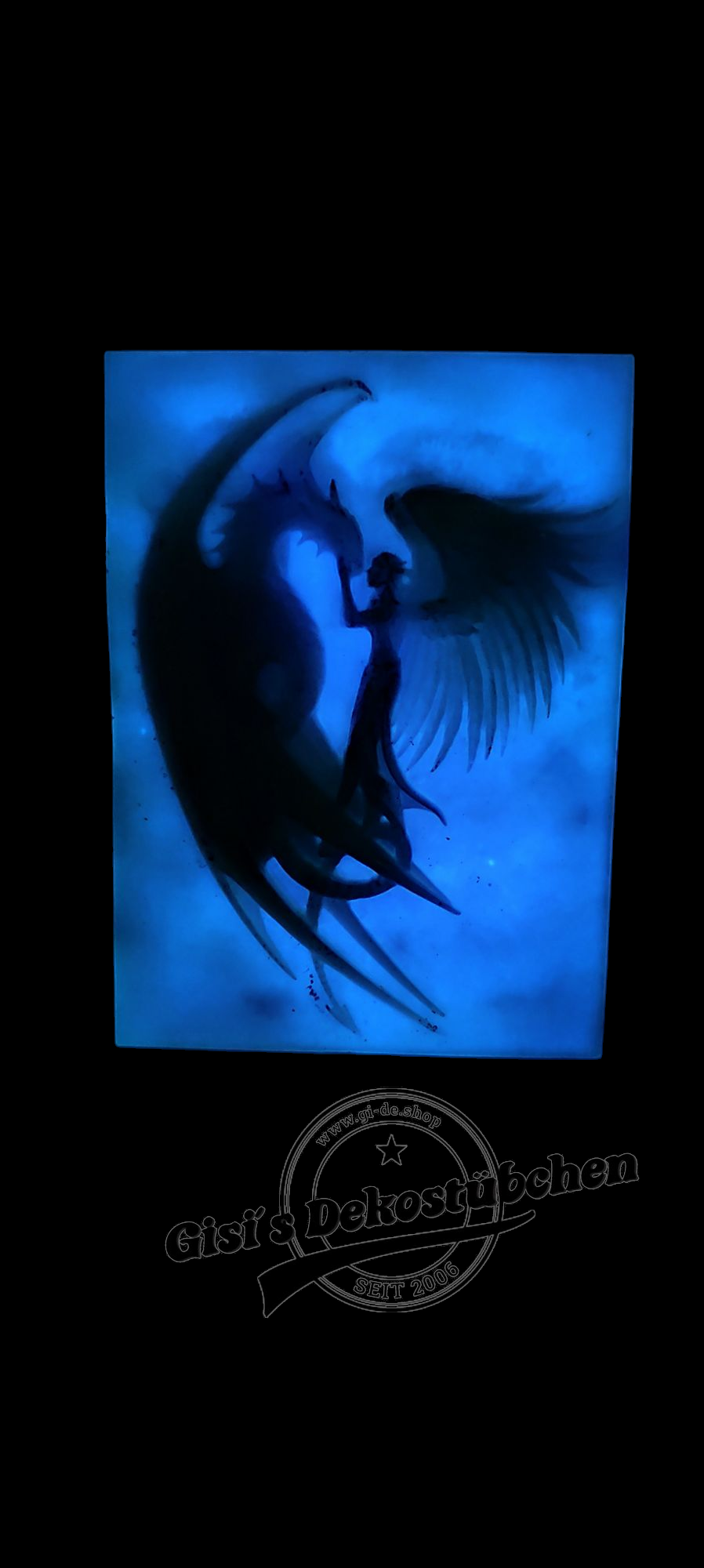 Unique piece of wall art made of epoxy resin