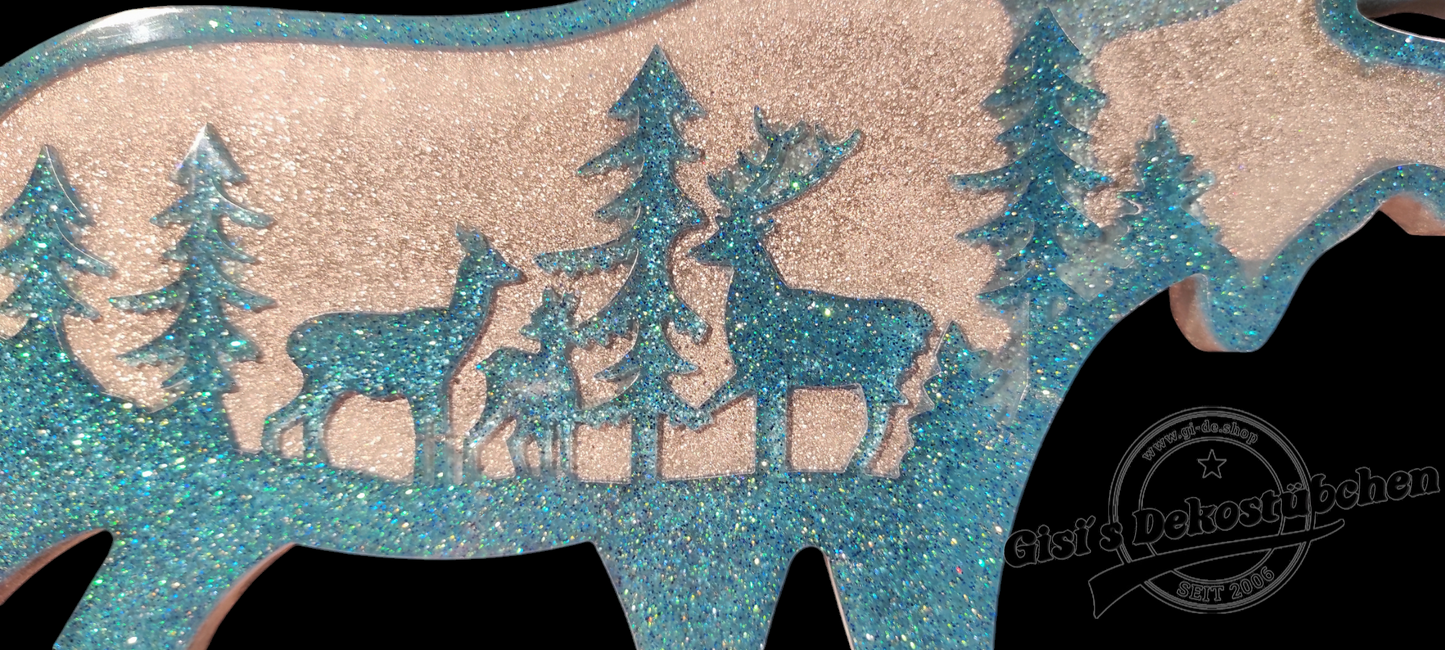 Elk wall panel epoxy resin