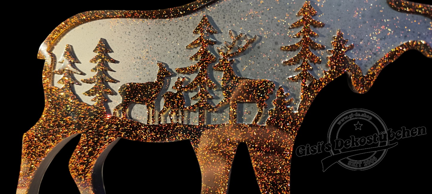 Elk wall panel epoxy resin