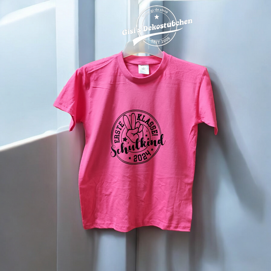 First-grader T-shirt: T-shirt for kids. Schoolchild 2027 shirt. Gift for starting school.