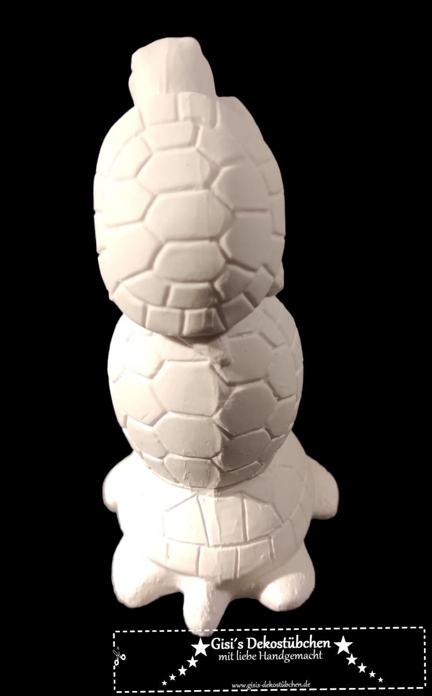 Ceramic turtle family