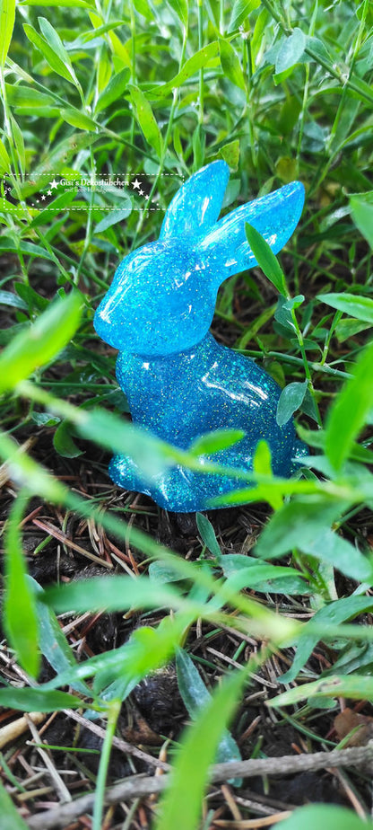 Rabbit figure – glitter 