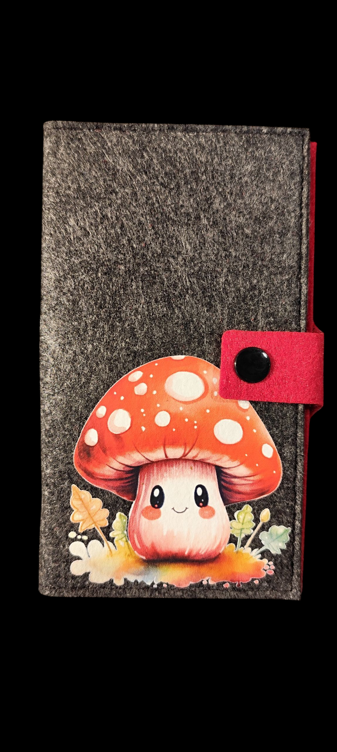 Felt wallet 16.3 x 9.5 cm – according to your wishes – 4 interior colors – card slots &amp; coin pocket