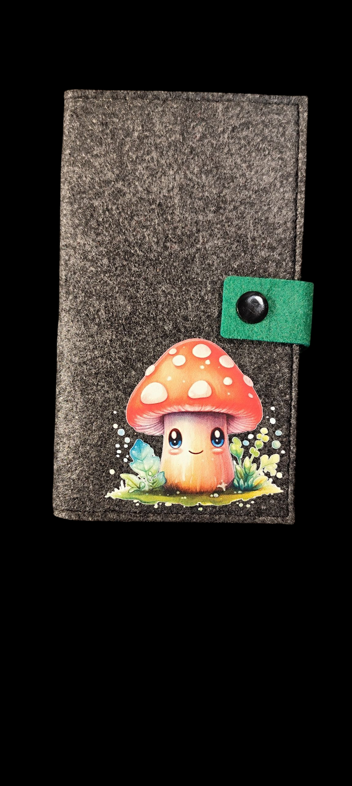 Felt wallet 16.3 x 9.5 cm – according to your wishes – 4 interior colors – card slots &amp; coin pocket
