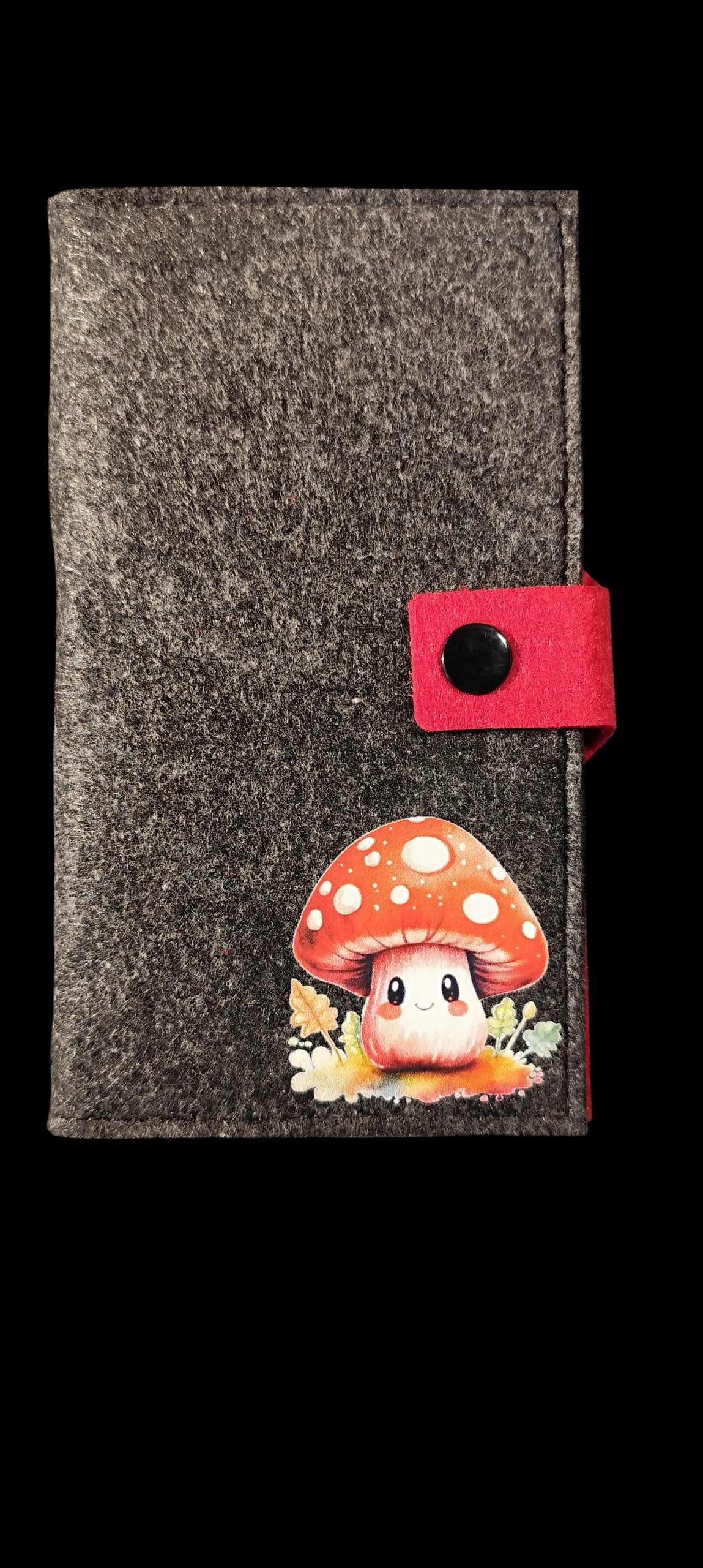 Felt wallet 16.3 x 9.5 cm – according to your wishes – 4 interior colors – card slots &amp; coin pocket