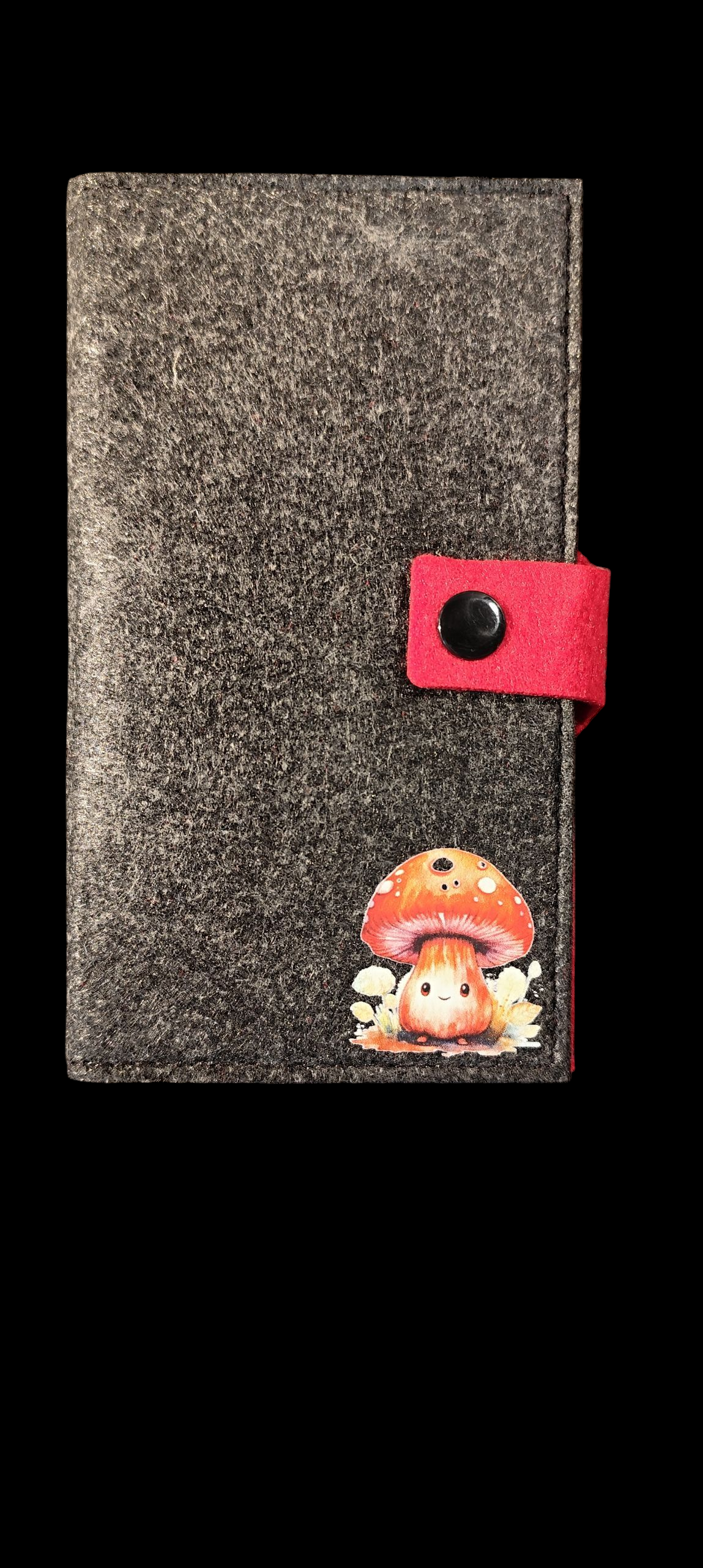 Felt wallet 16.3 x 9.5 cm – according to your wishes – 4 interior colors – card slots &amp; coin pocket