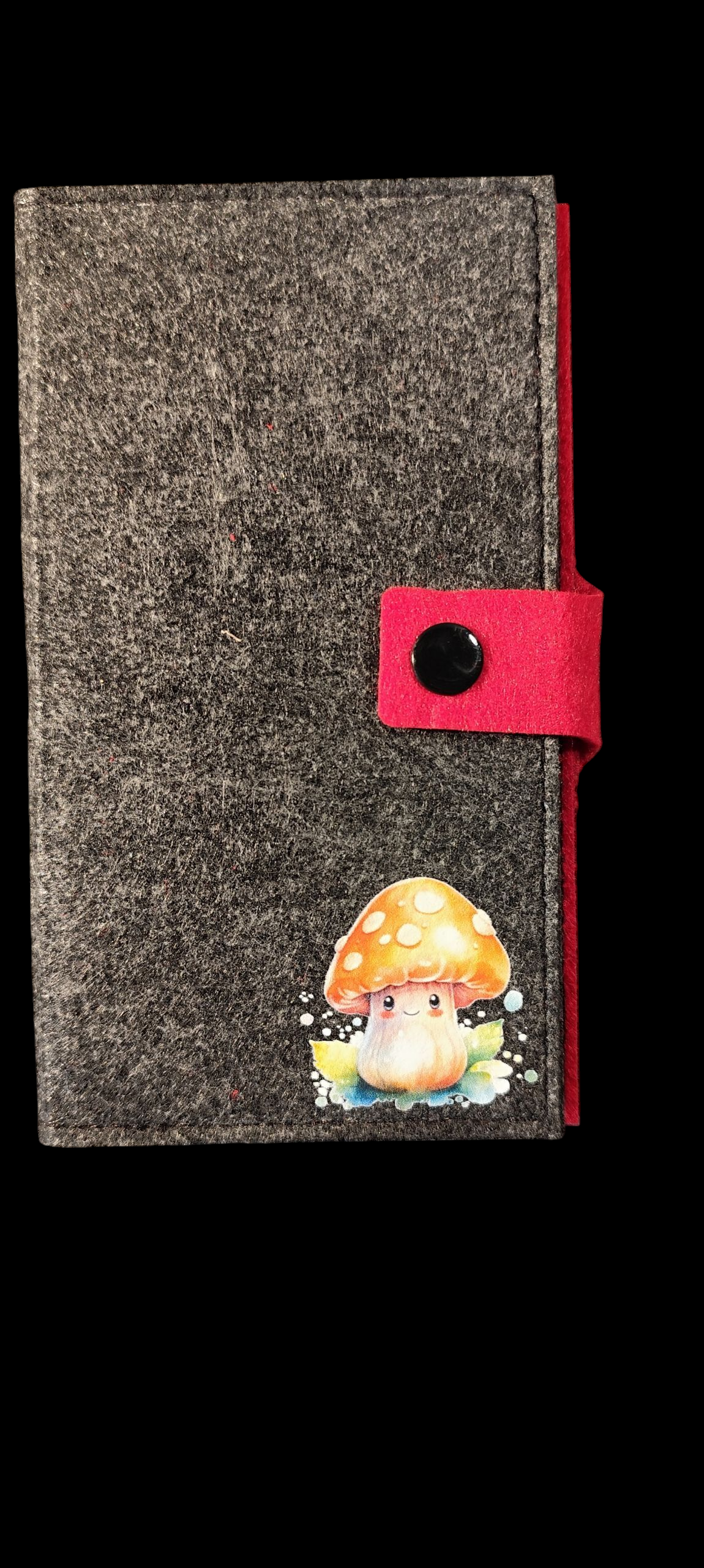 Felt wallet 16.3 x 9.5 cm – according to your wishes – 4 interior colors – card slots &amp; coin pocket
