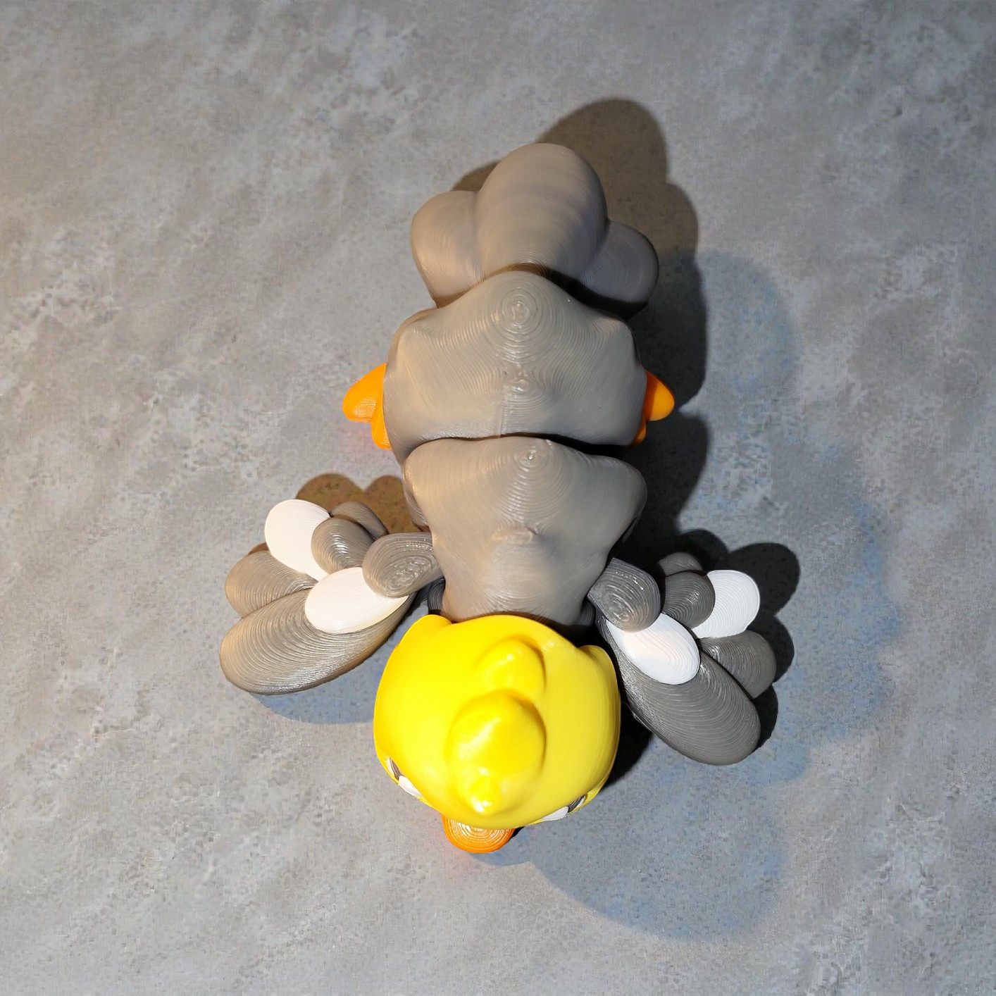 Flexi Parrot made from 3D printing – movable parrot decoration for desk & shelf