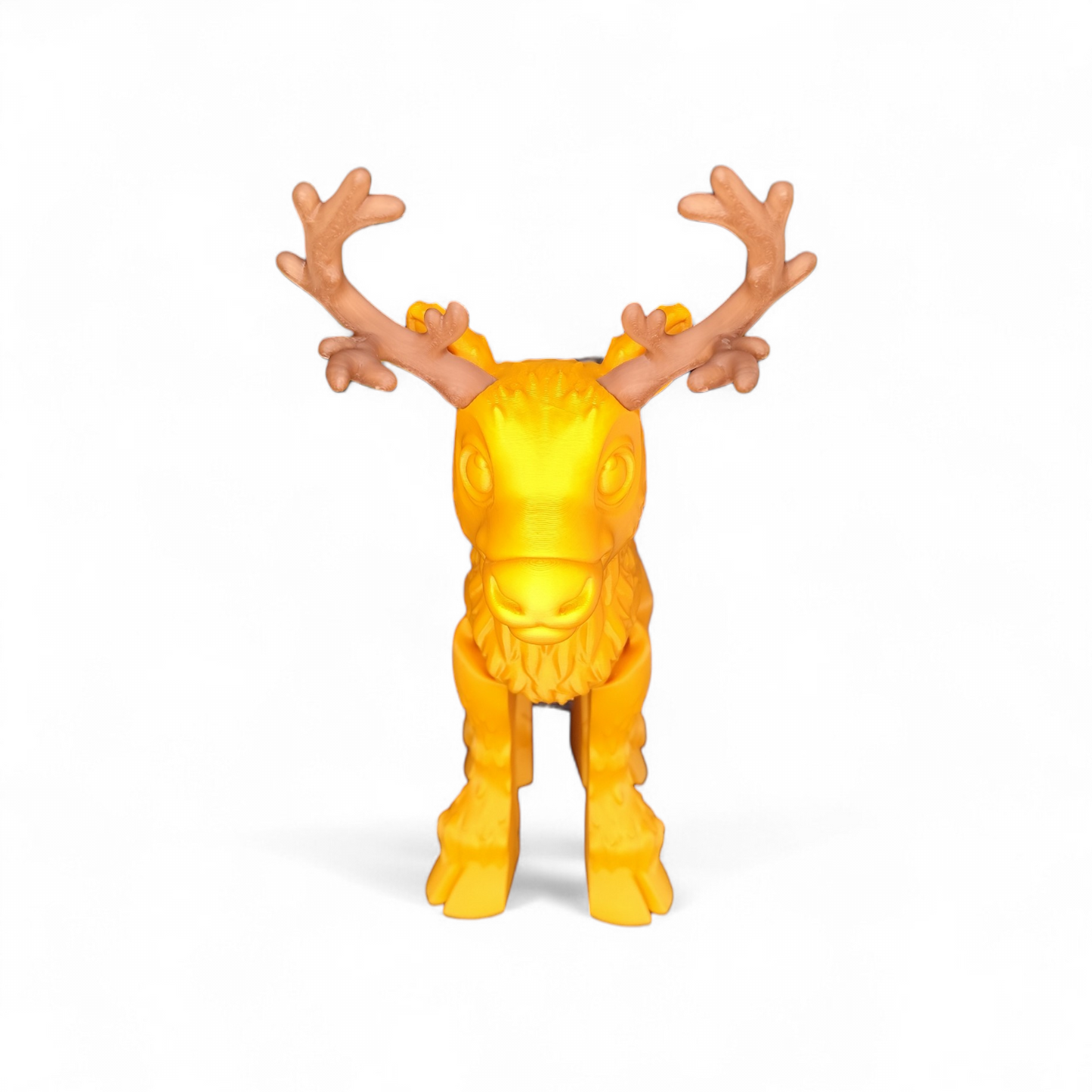 Flexi Rentier 3D Druck beweglich – Hirsch Figur flexibel in Wunschfarbe