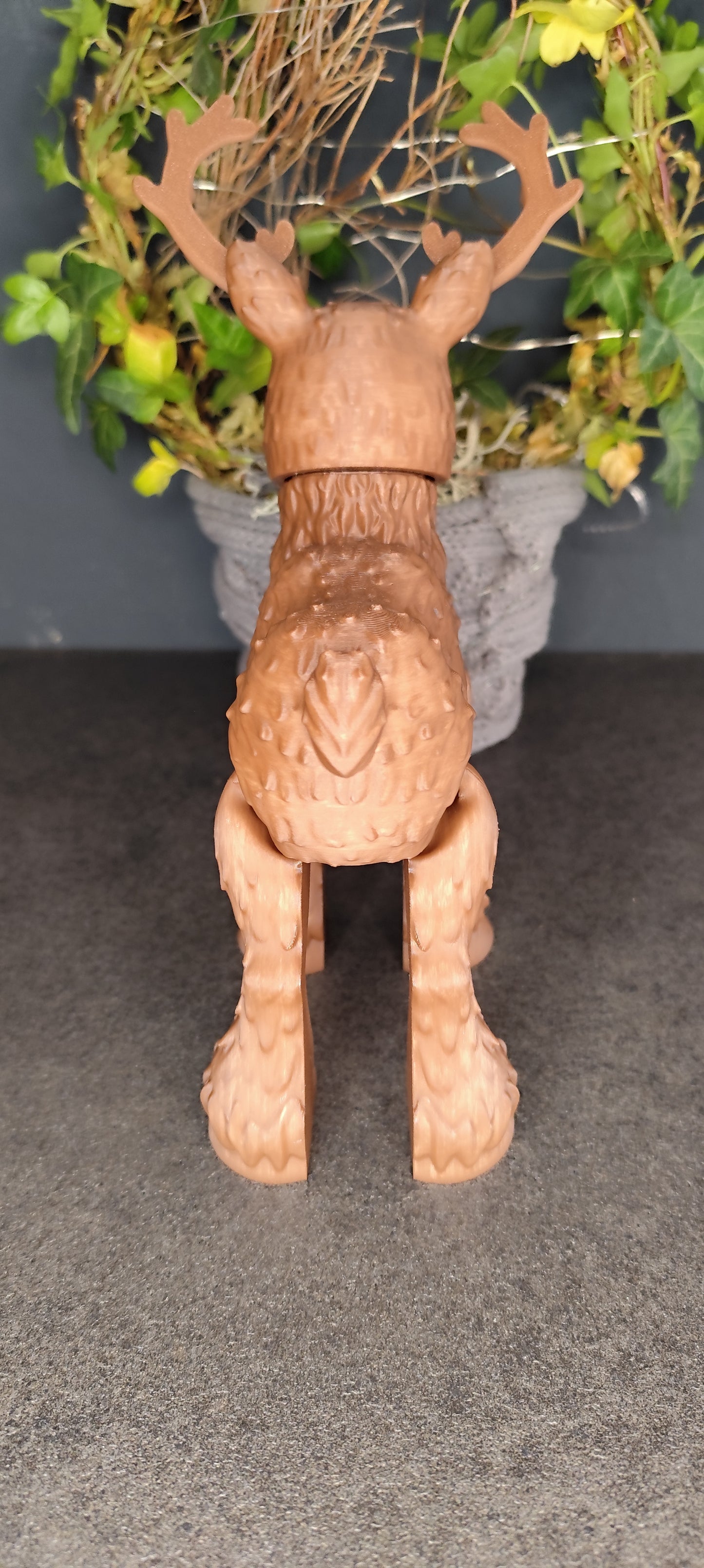 Flexi Rentier 3D Druck beweglich – Hirsch Figur flexibel in Wunschfarbe