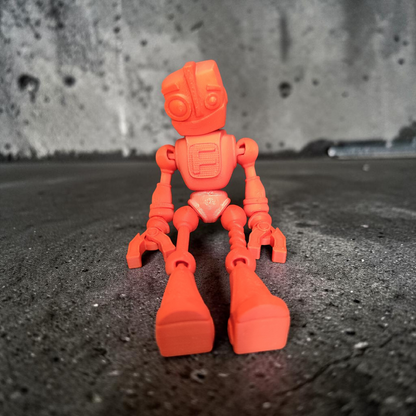 Flexi Robot 3D Printed Movable – Fidget Toy – Opening Hands – 16 cm – 27 Colors