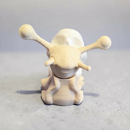 Flexible 3D-Schnecke mit Wechsel-Häuschen – Schneckenhaus, Kürbis oder Totenkopf