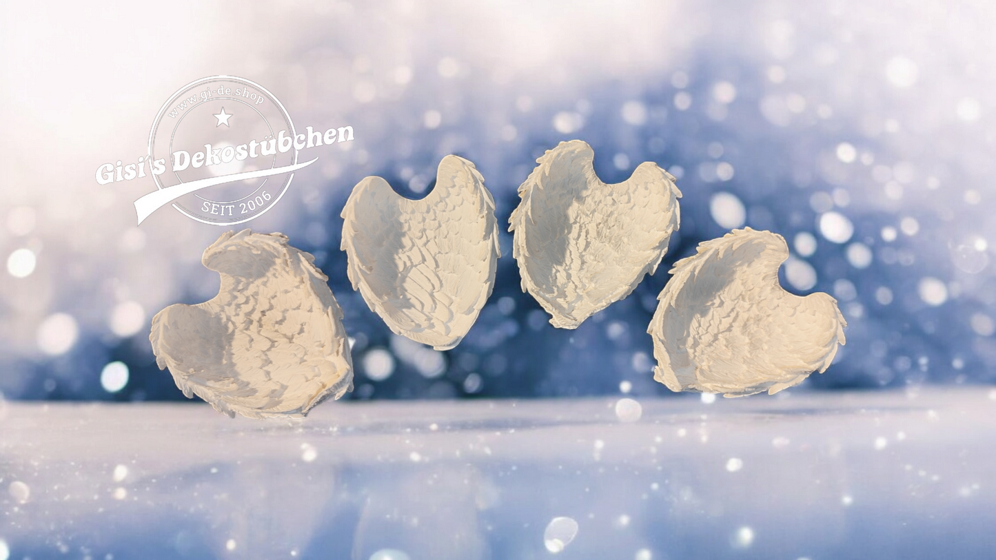 Ceramic wings used as a bowl or storage container