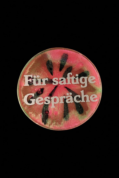 Fruity epoxy resin coasters – 5-piece summer set for “juicy conversations”