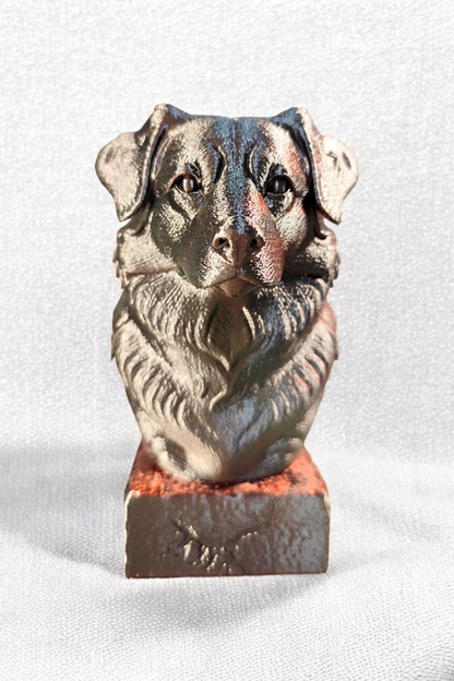 “Forever by your side” – Australian Shepherd bust from the 3D printer