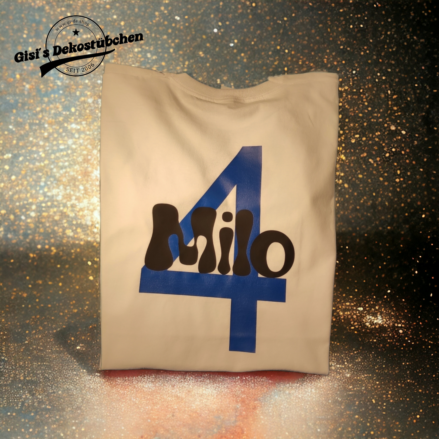 Geburtstagsshirt mit Zahl und Name