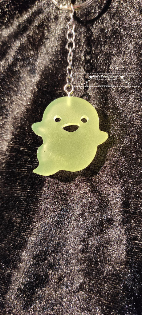 Ghost Glows Darkness Keychain 