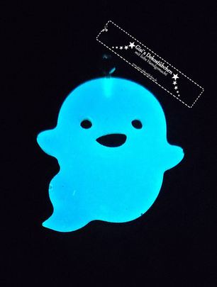 Ghost Glows Darkness Keychain 