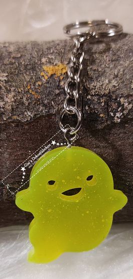 Ghost Glows Darkness Keychain 