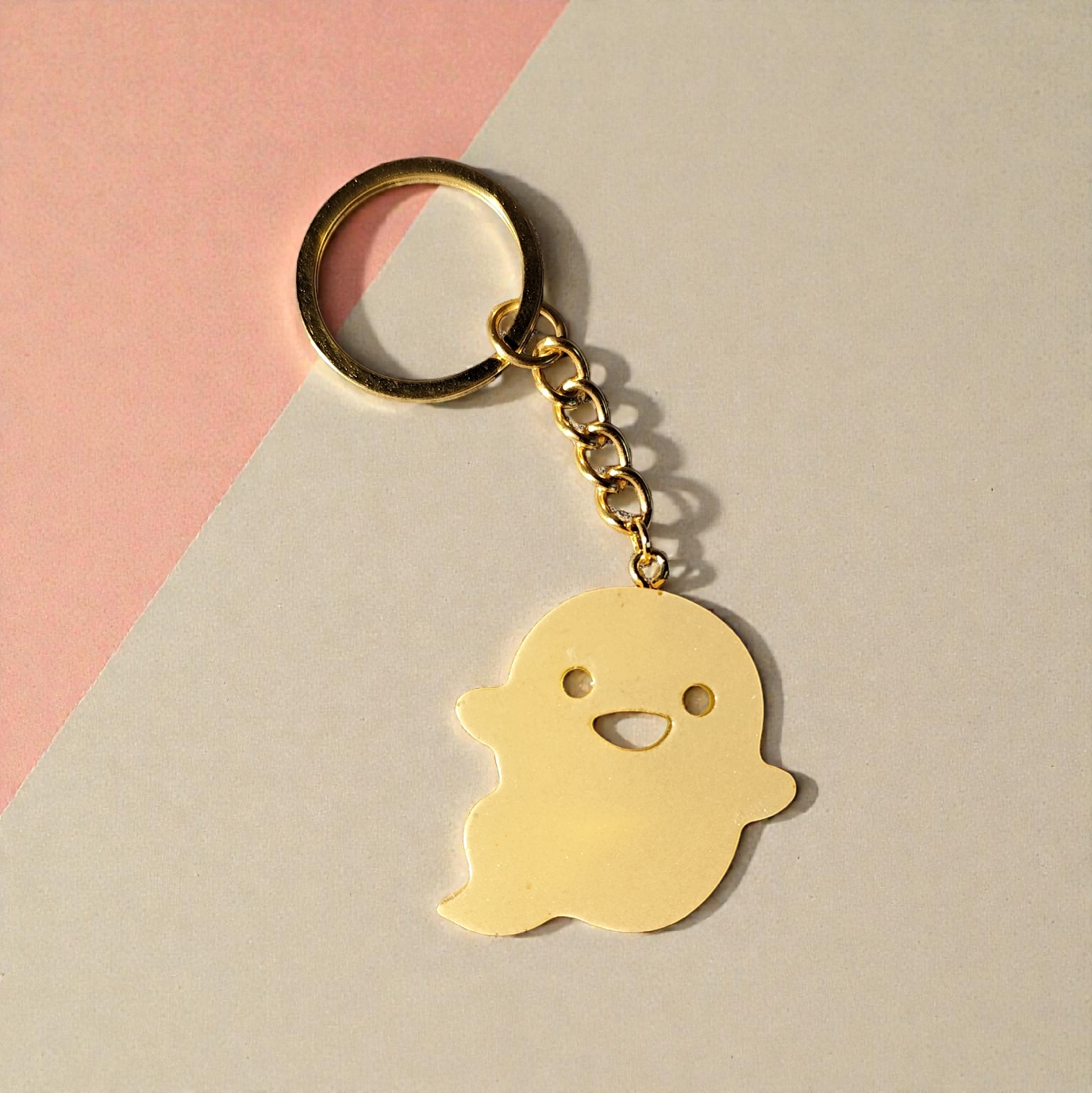 Ghost Glows Darkness Keychain 