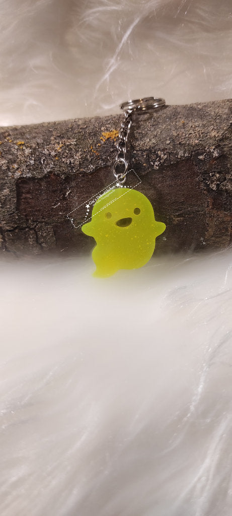 Ghost Glows Darkness Keychain 