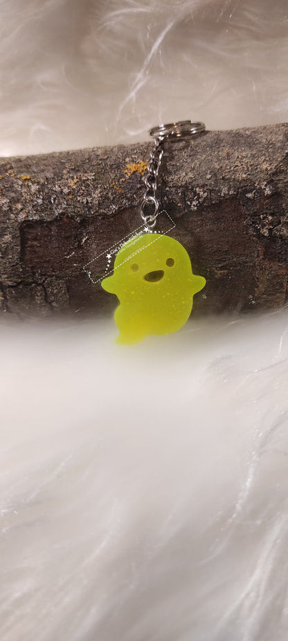 Ghost Glows Darkness Keychain 